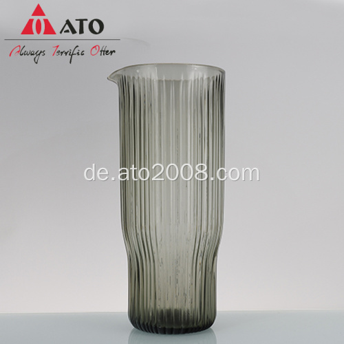 ATO Clear Wine Glas vertikal gestreifte Weinglas
